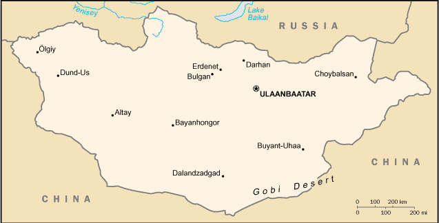 Climate Information For Mongolia - Climate Zone